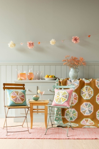 Tilda Patchwork Stoff Baumwolle - Sunday Brunch - Mille Grey